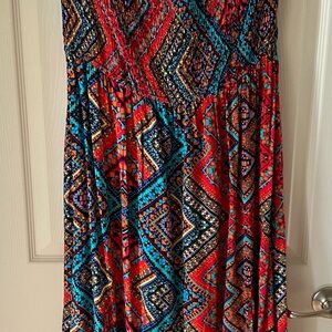 Izabel London Summery  Peasant Dress, Never Worn.  purchased in UK.